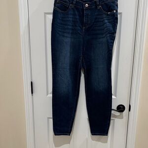 INC International Concepts Dark Wash Skinny Jeans